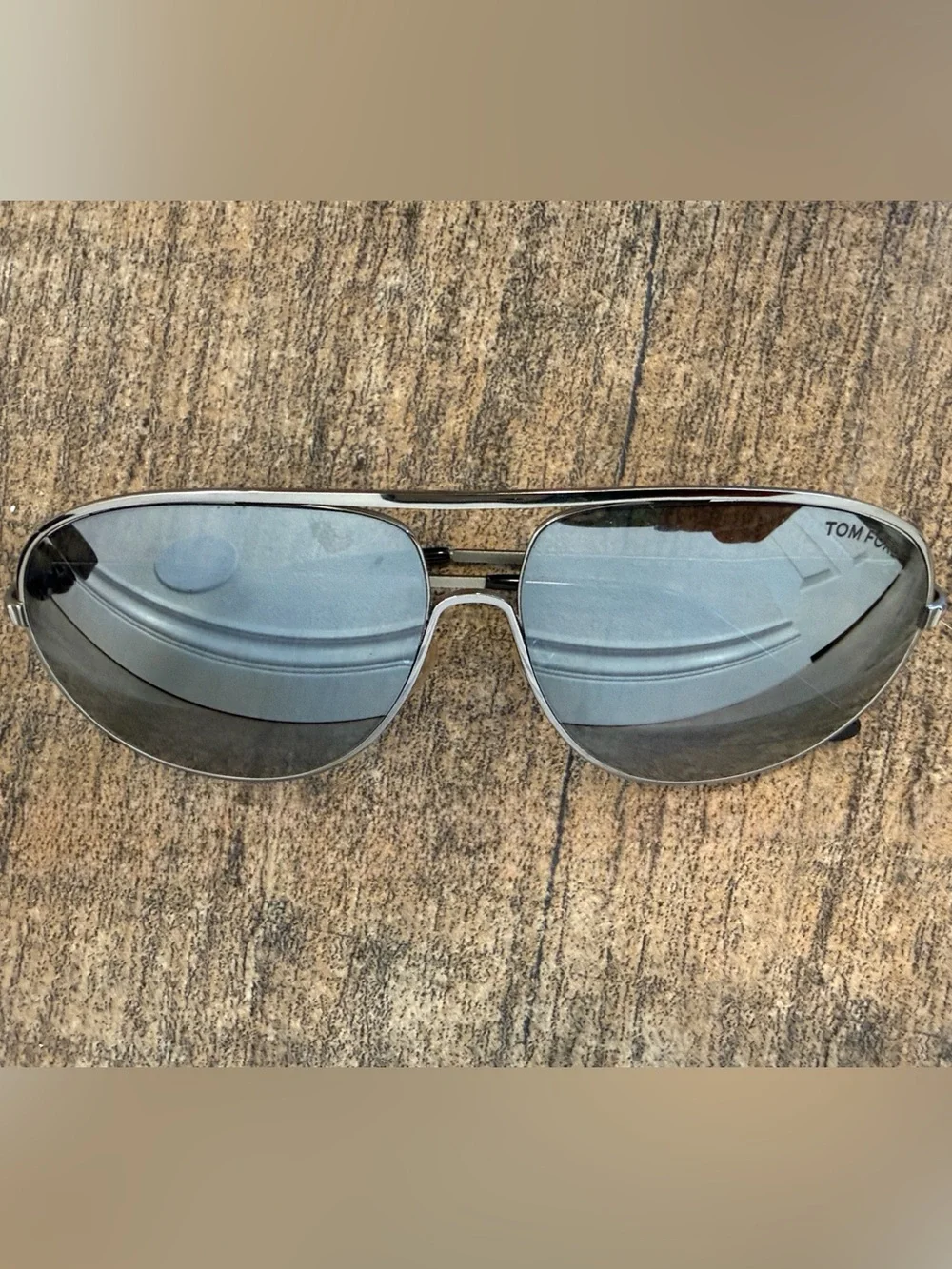 Tom Ford Cole Mirror Lenses Aviator Sunglasses